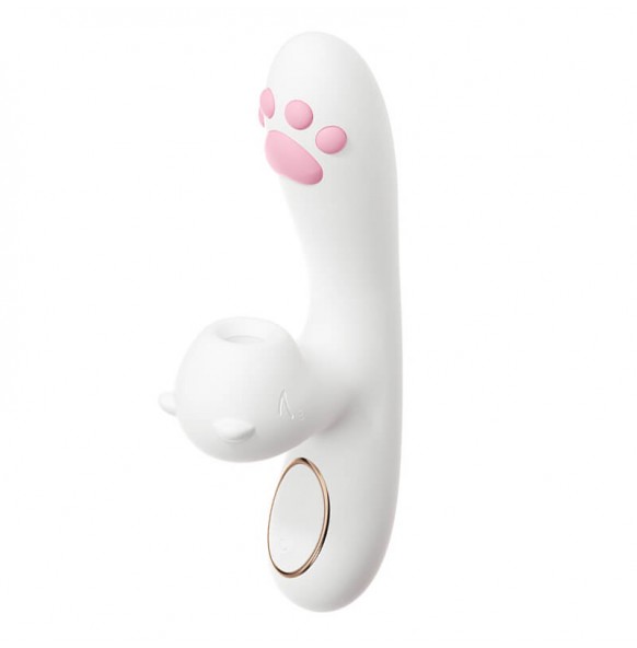 MizzZee - Cute Meow Heating Suction Vibrator Wand (Chargeable - White) MizzZee - Cute Meow Heating Suction Vibrator Wand (Chargeable - White)